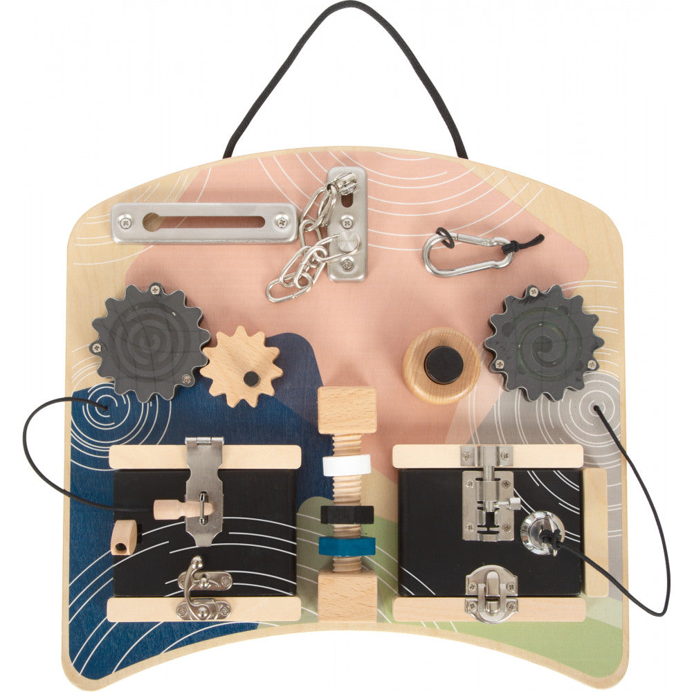 Locks and rotation of the motor board